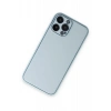 Apple iPhone 14 Pro Kılıf Coco Deri Silikon Kapak - Sky Blue