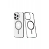 Apple iPhone 14 Pro Kılıf Element Magneticsafe Sert Kapak - Gümüş