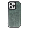 Apple iPhone 14 Pro Kılıf Flip Cover - Koyu Yeşil