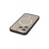 Apple iPhone 14 Pro Kılıf Grand Magneticsafe Kapak - Siyah