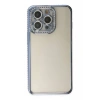 Apple iPhone 14 Pro Kılıf Joke Taşlı Silikon - Mavi