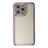 Apple iPhone 14 Pro Kılıf Joke Taşlı Silikon - Mor