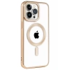 Apple iPhone 14 Pro Kılıf Kronos Magsafe Kapak - Gold