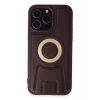 Apple iPhone 14 Pro Kılıf Merkür Magneticsafe Standlı Kapak - Derin Mor