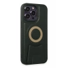Apple iPhone 14 Pro Kılıf Merkür Magneticsafe Standlı Kapak - Koyu Yeşil