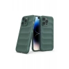 Apple iPhone 14 Pro Kılıf Optimum Silikon - Koyu Yeşil