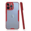 Apple iPhone 14 Pro Kılıf Platin Silikon - Kırmızı