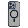 Apple iPhone 14 Pro Kılıf Room Magneticsafe Silikon - Lacivert