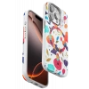 Apple iPhone 14 Pro Max Flower Series Magsafe Kapak - Beyaz
