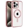Apple iPhone 14 Pro Max Kılıf Kronos Magsafe Kapak - Rose Gold