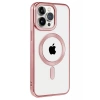 Apple iPhone 14 Pro Max Kılıf Kronos Magsafe Kapak - Rose Gold