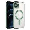 Apple iPhone 14 Pro Max Kılıf Kross Magneticsafe Kapak - Koyu Yeşil
