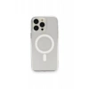 Apple iPhone 14 Pro Max Kılıf Matte Şeffaf Magneticsafe - Şeffaf