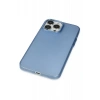 Apple iPhone 14 Pro Max Kılıf Modos Metal Kapak - Mavi