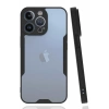 Apple iPhone 14 Pro Max Kılıf Platin Silikon - Siyah