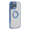 Apple iPhone 14 Pro Max Kılıf Slot Silikon - Mavi