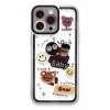 Apple iPhone 14 Pro Max Kılıf Sweet Desenli Silikon Kapak - Sarı