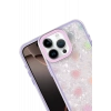 Apple iPhone 14 Pro Max Lumi Desenli Kapak - Mor