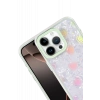 Apple iPhone 14 Pro Max Lumi Desenli Kapak - Yeşil