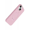 Apple iPhone 14 Regal Magsafe Standlı Kapak - Açık Pembe