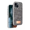 Apple iPhone 15 Bright Simli Kapak - Gümüş