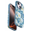 Apple iPhone 15 Flower Series Magsafe Kapak - Mavi