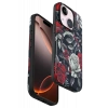 Apple iPhone 15 Flower Series Magsafe Kapak - Siyah