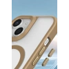 Apple iPhone 15 Kılıf Enka Magsafe Silikon Kılıf - Siyah