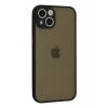 Apple iPhone 15 Kılıf Montreal Silikon Kapak - Siyah