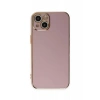 Apple iPhone 15 Kılıf Volet Silikon - Mor