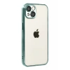 Apple iPhone 15 Lensli Silikon - Yeşil