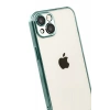 Apple iPhone 15 Lensli Silikon - Yeşil