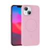 Apple iPhone 15 Plus Broş Magsafe Kapak - Pembe