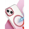 Apple iPhone 15 Plus Glossy Magsafe Kapak - Pembe