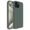 Apple iPhone 15 Plus Kılıf First Silikon - Koyu Yeşil