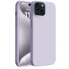 Apple iPhone 15 Plus Kılıf First Silikon - Lila
