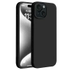 Apple iPhone 15 Plus Kılıf First Silikon - Siyah