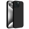 Apple iPhone 15 Plus Kılıf First Silikon - Siyah
