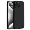 Apple iPhone 15 Plus Kılıf First Silikon - Siyah