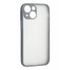 Apple iPhone 15 Plus Kılıf Montreal Silikon Kapak - Gri