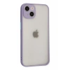 Apple iPhone 15 Plus Kılıf Montreal Silikon Kapak - Mor