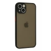 Apple iPhone 15 Plus Kılıf Montreal Silikon Kapak - Siyah