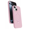 Apple iPhone 15 Plus Regal Magsafe Standlı Kapak - Açık Pembe