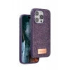 Apple iPhone 15 Pro Bright Simli Kapak - Derin Mor