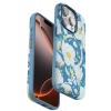 Apple iPhone 15 Pro Flower Series Magsafe Kapak - Mavi