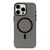 Apple iPhone 15 Pro Kılıf Anka PC Magneticsafe Sert Metal Kapak - Siyah