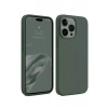 Apple iPhone 15 Pro Kılıf First Silikon - Koyu Yeşil
