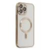 Apple iPhone 15 Pro Kılıf Kross Magneticsafe Kapak - Gold
