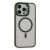 Apple iPhone 15 Pro Kılıf Roblox Lens Magsafe Standlı Kapak - Koyu Yeşil