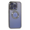 Apple iPhone 15 Pro Kılıf Slot Silikon - Titan Gri